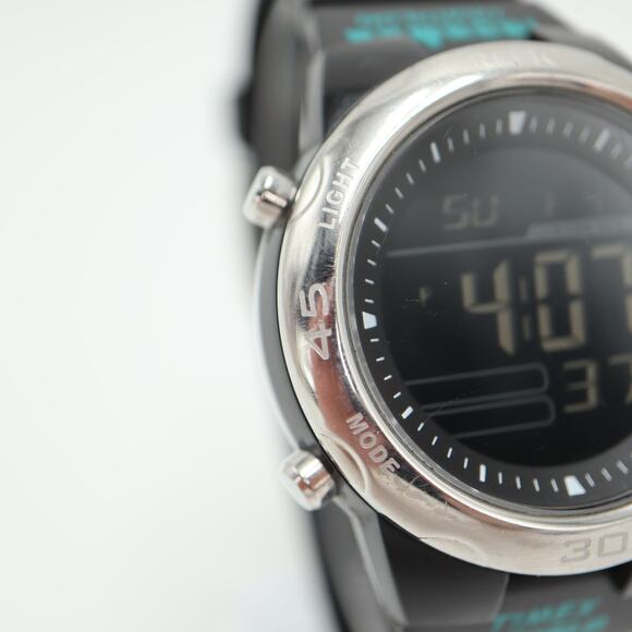 Relic by Fossil Black Digital Watch 42mm Alarm Chrono Timer w New Battery - Picture 8 of 15